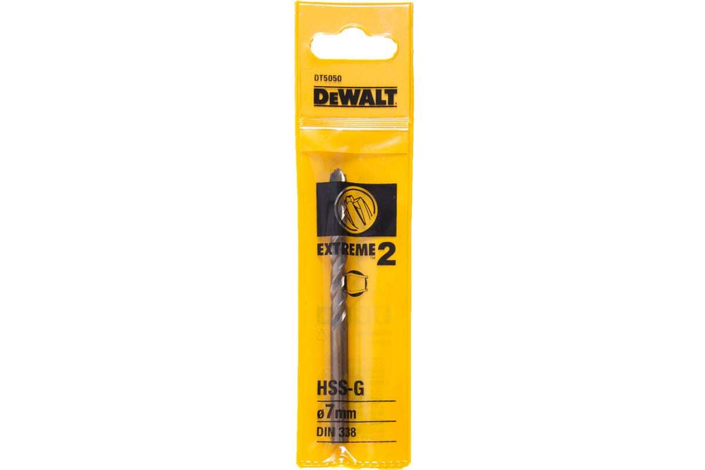 Сверло для металла DEWALT 7х109х66мм Extreme2 DT5050
