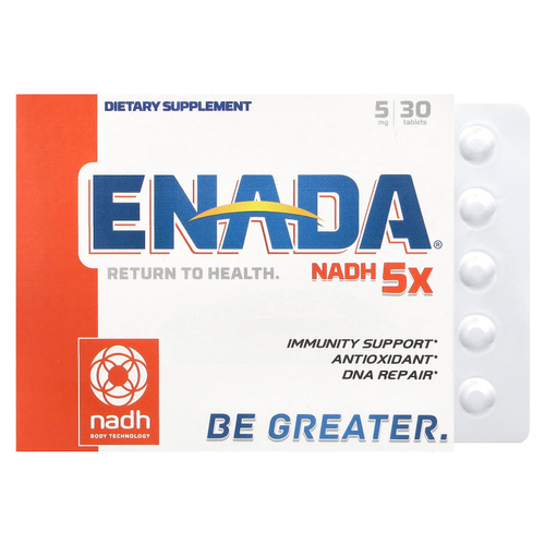 ENADA, NADH 5x, 5 мг, 30 таблеток