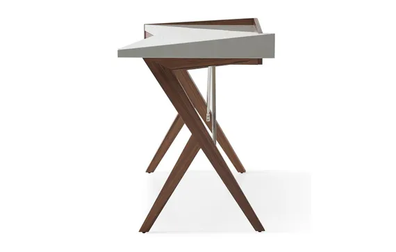 Письменный стол Mysen с выдвижным ящиком, орех