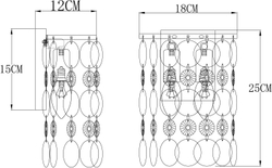Бра Arte Lamp A4041AP-2CC