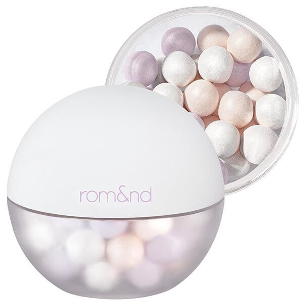 Сияющая пудра-вуаль в шариках Rom&nd Sheer Powder Pearls #02 Berry Glow, 15г