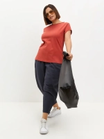 Футболка оверсайз с рукавами крылышками