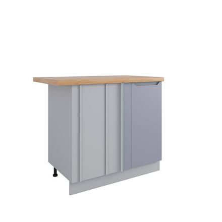 Кухня Модуль СУ 1000 (левый) Тренто Серый эмалит