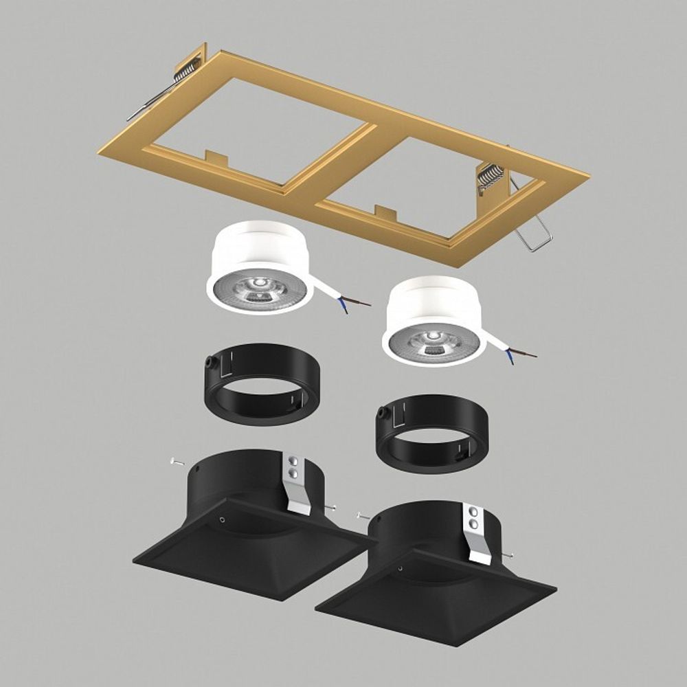 Встраиваемый светильник Lightstar Domino D5230707BMOD