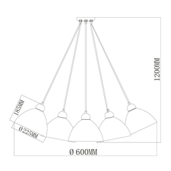 Люстра MW-Light Улыбка для детской комнаты