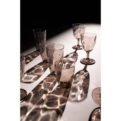 Набор стаканов Hollow, 450 мл, серо-коричневый, 4 шт.