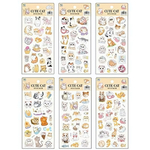 Наклейки 3D10*22см,в ассорт. "Коты" (Центрум)