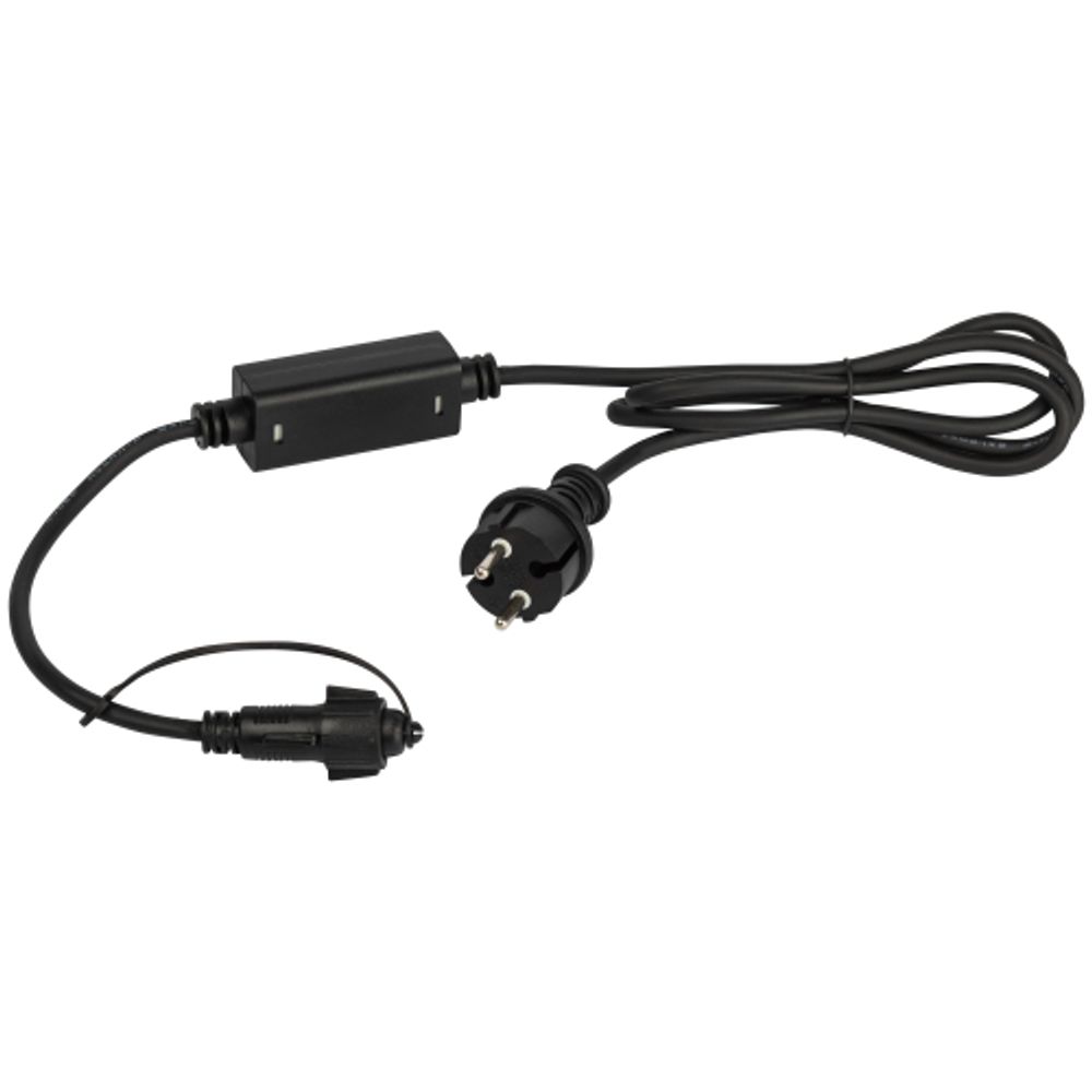 Шнур питания ЭРА ERAPS-K800 для гирлянд IP65 800 Вт 6А каучук черный | Профессиональное праздничное и новогоднее освещение