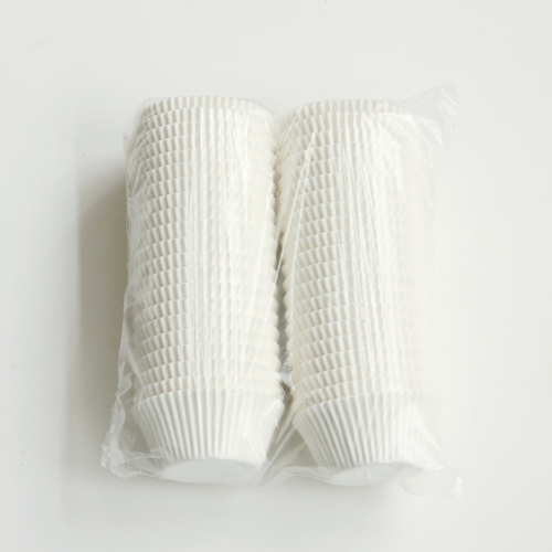 Капсула белая под стандартный капкейк 10шт