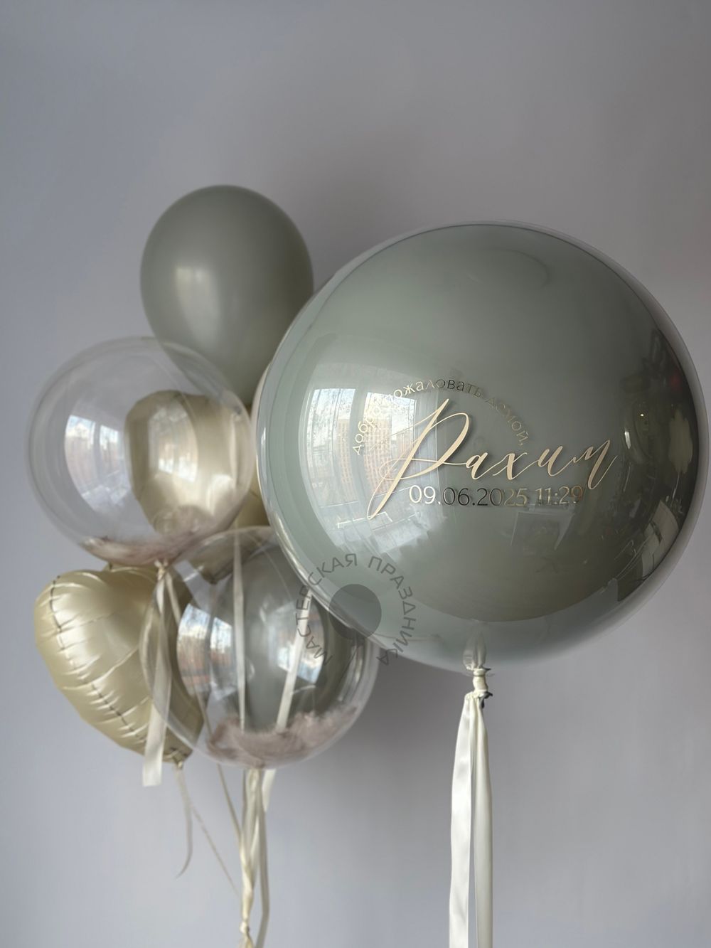 Воздушные шары на выписку для мальчика №8720  Изображение3