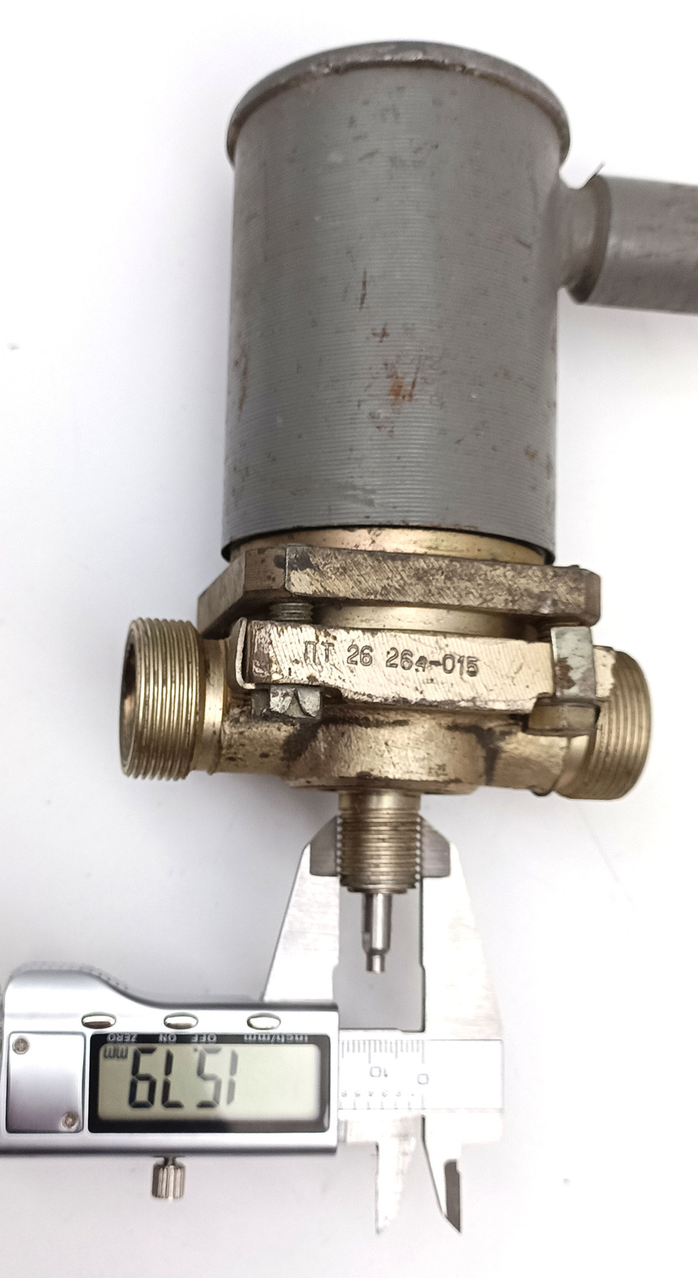 Клапан электромагнитный пт26264-015, 13с810р10, Ду15 dn15 220в, 50Гц, штуцерный
