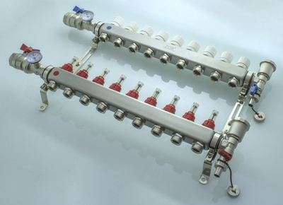 КОЛЛ. группа  ЗОЛЛ  с РАСХОД. с кр. (НЕРЖ)  1" х 9 ход (3/1шт) Т