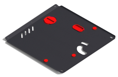 Защита картера и КПП АвтоБроня для Chery M11 (A3) (V - 1.6) 2010-2015, сталь 1.8 мм, с крепежом, 111.00908.2