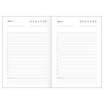 Ежедневник недатированный BG А5, 160 л, обложка твёрдая, синий