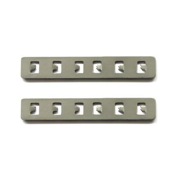 Прямой соединитель для встраиваемого магнитного шинопровода (2 шт) ST005.749.00.1 стальной Skyline 48 ST-Luce