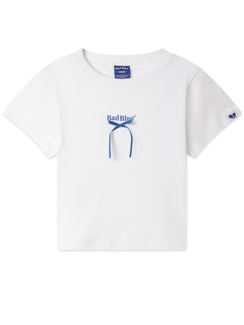 Женская Футболка Ribbon Logo Slim