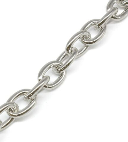 K904 Цепь алюминиевая 20,3мм*15,1мм, (никель; КИТАЙ)