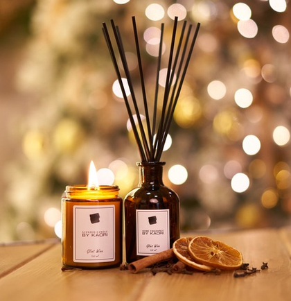 Подарочный набор Must Have Диффузор и свеча, GLINT WINE