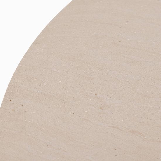 Круглый обеденный стол Addy диаметр 120 деревянная ножка, столешница из камня