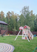 Детский домик с качелями "Прованс"