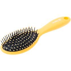 Щетка массажная Harizma Argan Oil h10692-14 (желтая, средняя)