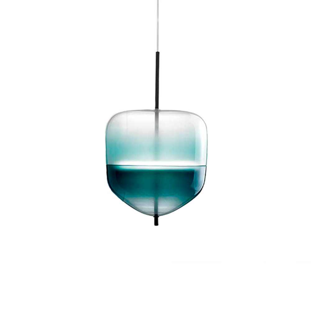 Pendant design lamp  Flow[T] S4 by Nao Tamura (Wonderglass) (Blue)