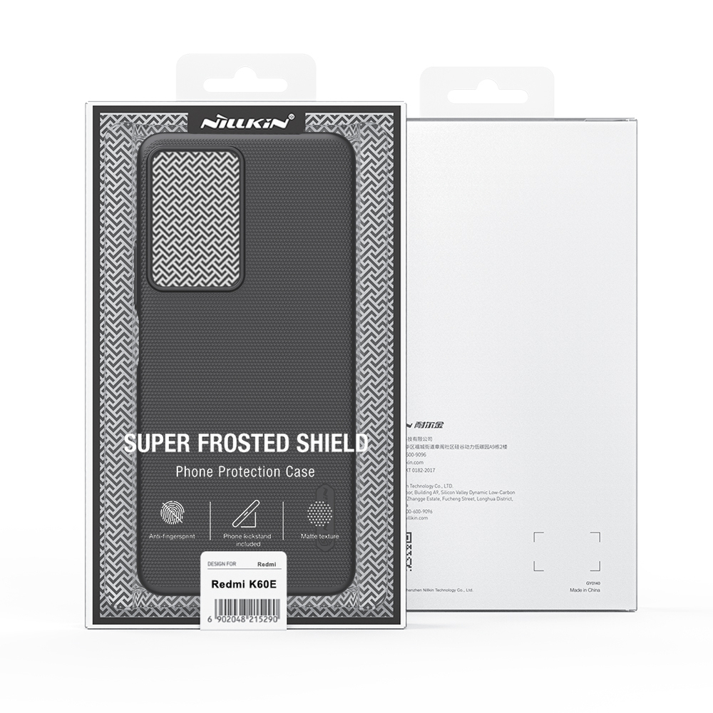 Тонкий жесткий чехол от Nillkin для Xiaomi Redmi K60E, серия Super Frosted Shield