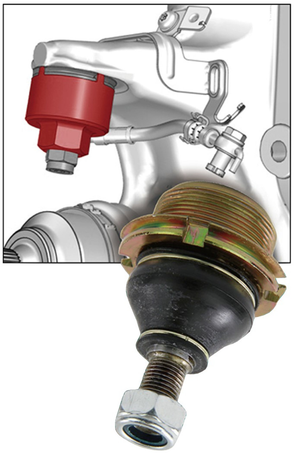 Ключ шаровой опоры PeugeotCitroen