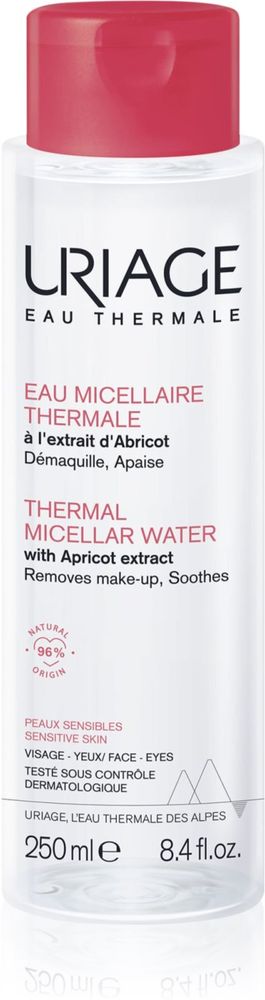 Uriage Hygiene Thermal Micellar Water - Sensitive Skin - очищающая мицеллярная жидкость для чувствительной кожи /   250  ml  / GTIN 3661434009327