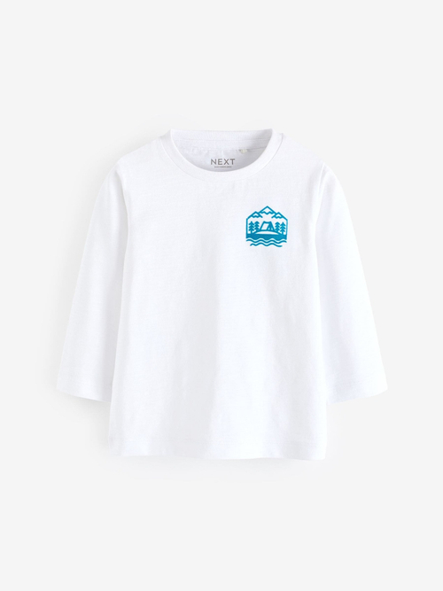 Лонгслив для мальчика Next N96-335, 3 шт., Синий, Зеленый, Белый