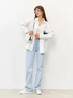 Купить Рубашка Kefirmaykifer Айвазовский хлопковая белая Рубашка Kefirmaykifer Айвазовский хлопковая белая