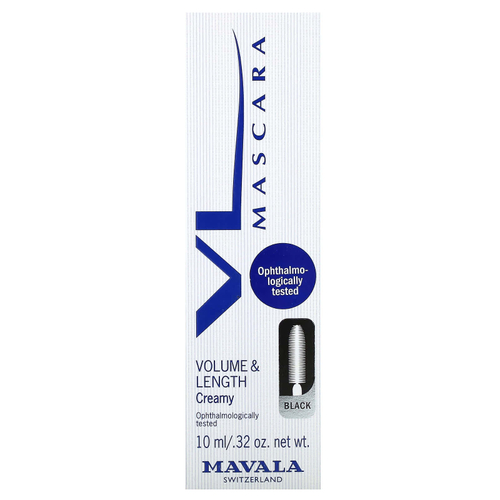 Mavala, Mascara, Volume & Length Creamy, Black, 32 oz (10 ml)