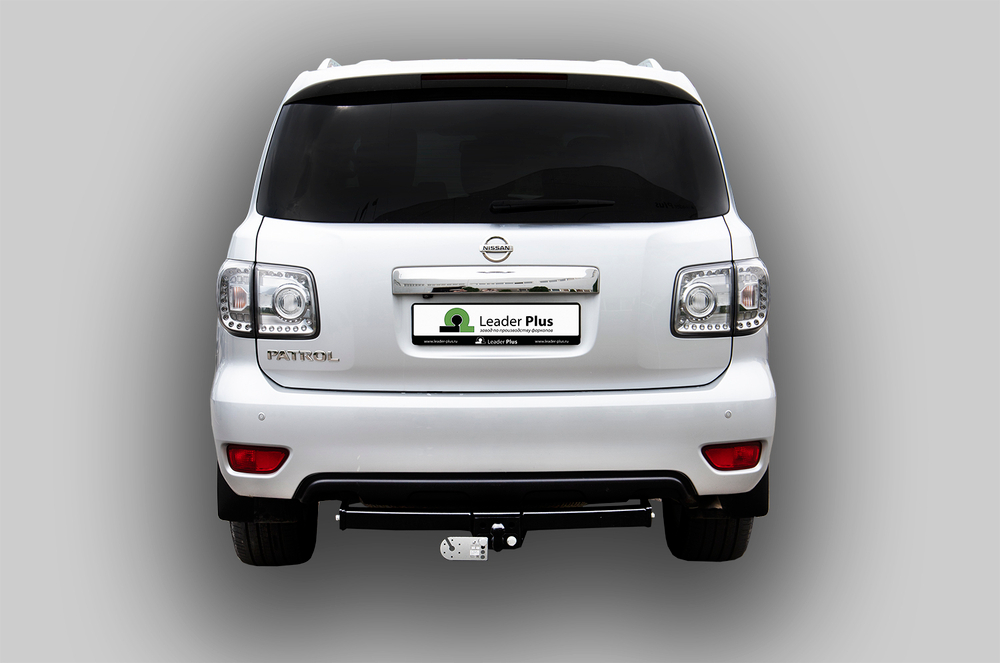 Фаркоп(прицепное) Лидер-Плюс для NISSAN PATROL (Y62) (внедорожник) 2010 -...(паспорт и сертификат в комплекте)(без электрики)N124-FC