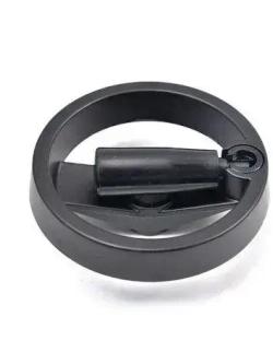 Маховик алюм 200х20х6мм (Dxdxb) с 2-мя спицами, цельнолитой, с откид ручкой