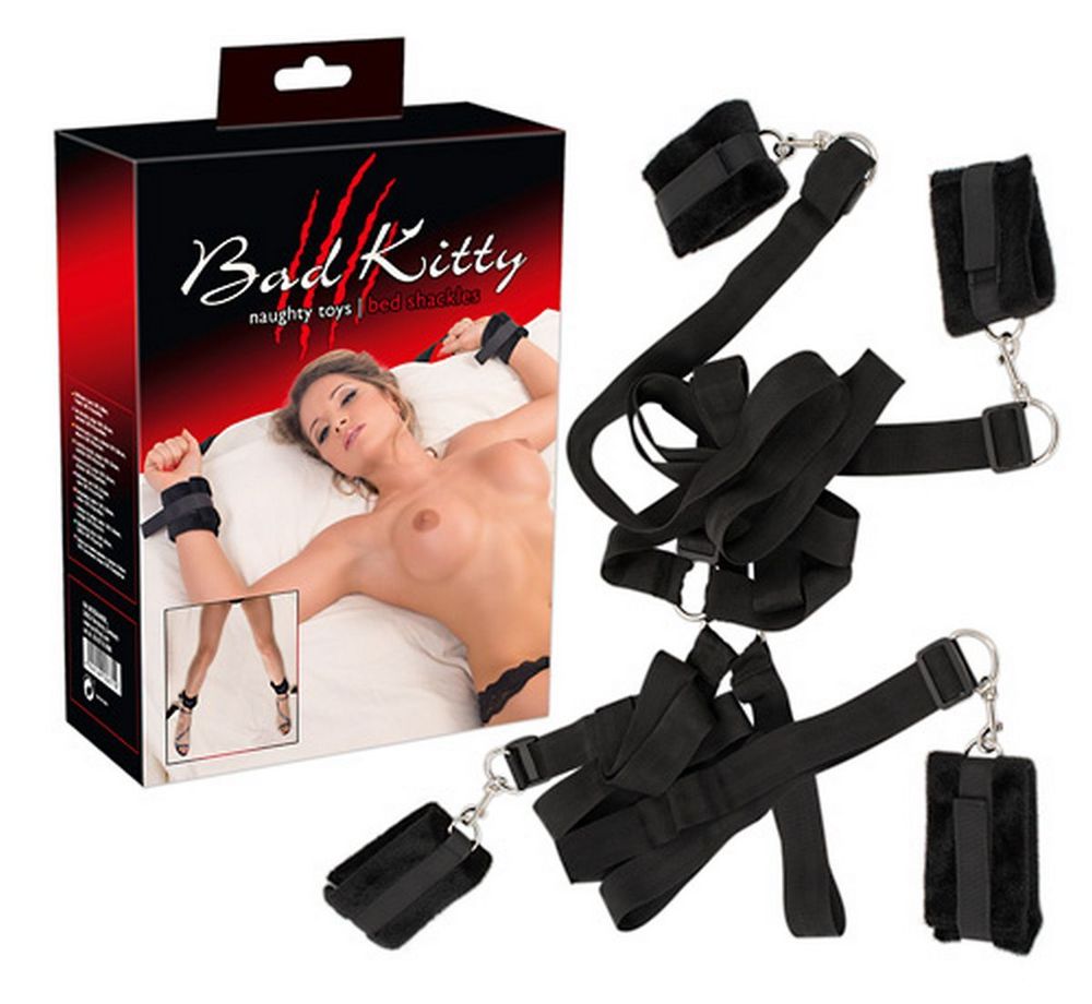 5167160000 / Фиксация наручники и наножники Bad Kitty Bed Shackles