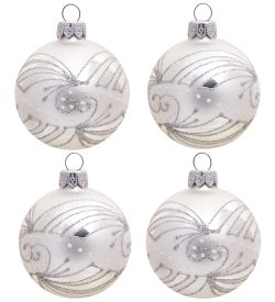 Элита НФШ-1382 Набор ел.украшений Шар 4шт «Изящный» 60 мм