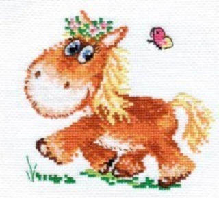 "Лошадка"-0-74 вышивка
