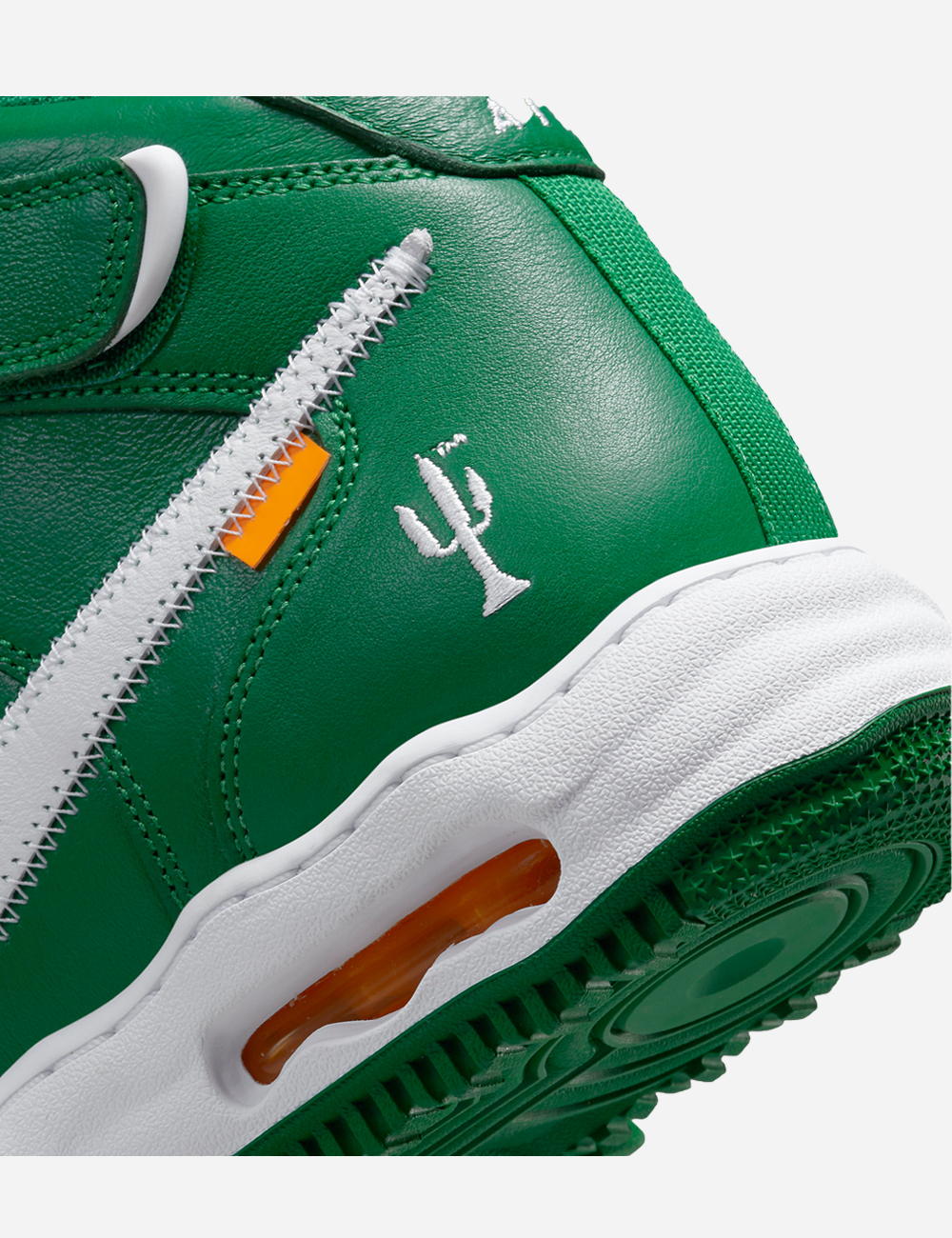 Off white nike air force 1 green best sale