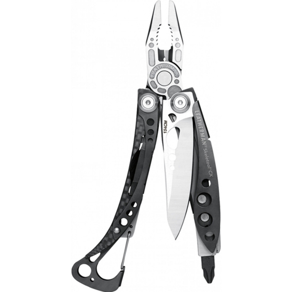 Мультитул Leatherman Skeletool CX (830923) 10мм 7функций черный карт.коробка