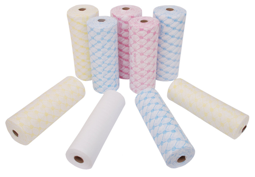 Полотенце 35*70 рулон (белый) 100шт