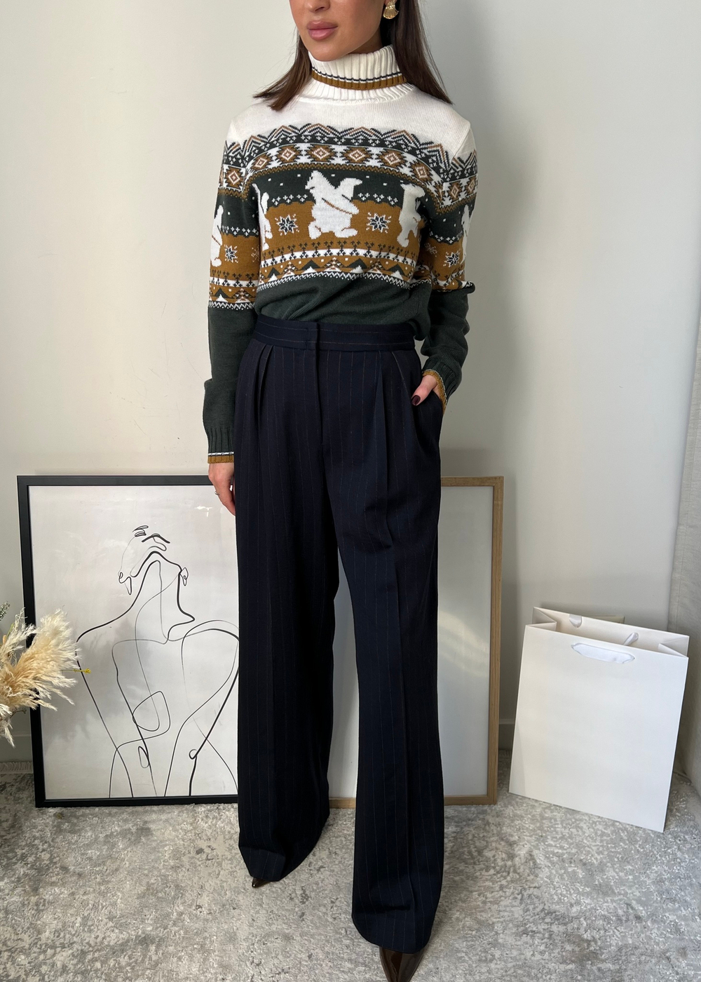 Шерстяные брюки MaxMara, M