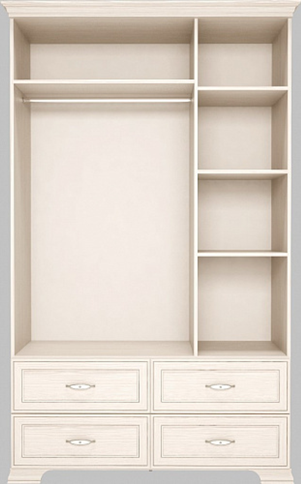 Шкаф для одежды 3-х дверный с ящиками Венеция 01