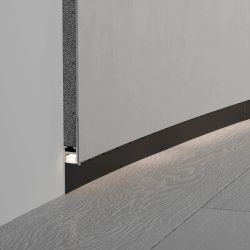 Профиль PLINTUS-FANTOM-BENT-H20-SIDE-2000 BLACK (Arlight, Алюминий) 043673(1)