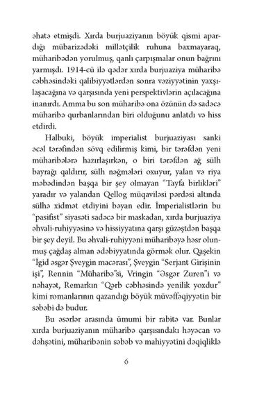 Qərb cəbhəsində yenilik yoxdur