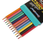 Карандаши 12цв. "Машинка" корпус пластиковый шестигранный (Darvish)