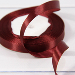 Лента Атласная 1,2см х 28м Сатин (Красный)