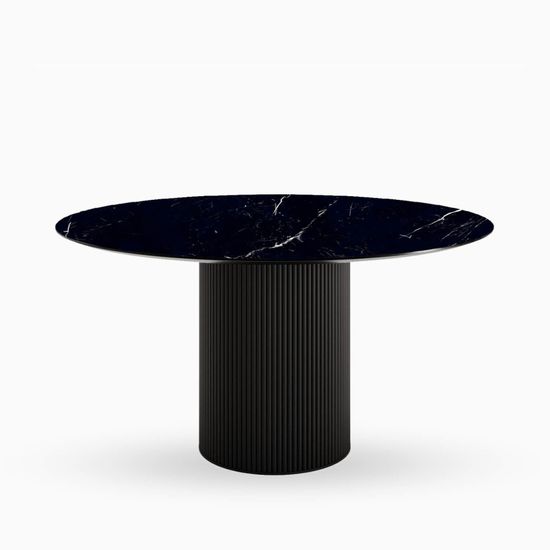 Обеденный стол Elan диаметр 120 черный