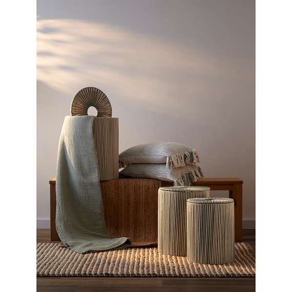 Корзина плетеная dholak mint из коллекции ethnic, размер s