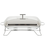 Мармит стекло, нержавеющая сталь, 3 л, 49х24х18 см, прямоуг, Attribute, ABI020