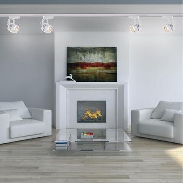 370430 PORT NT19 128 белый Светильник трековый однофазный трехжильный IP20 GU10 50W 220V PIPE